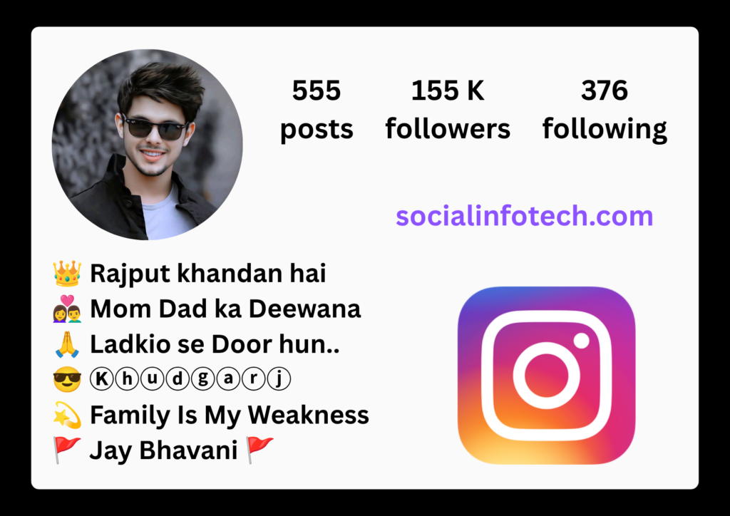 Rajput Bio for Instagram Boy