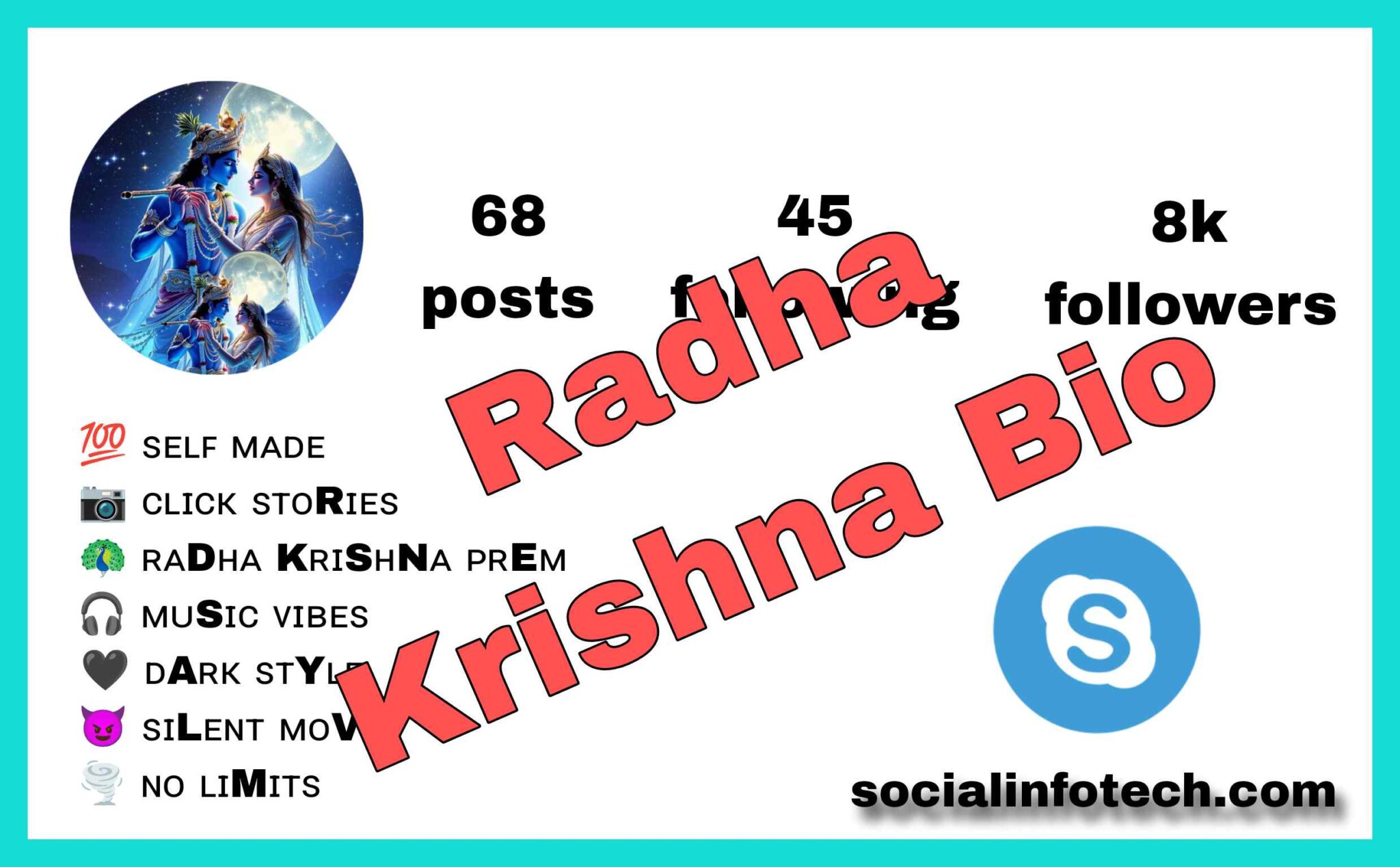 231+ Best Radha Krishna Bio for Instagram List