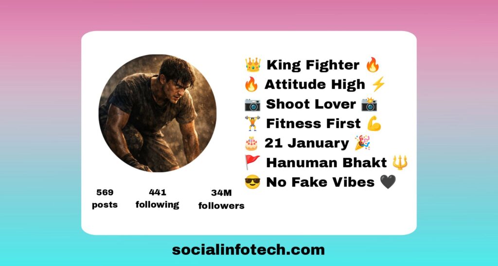 Fighter Instagram Bio