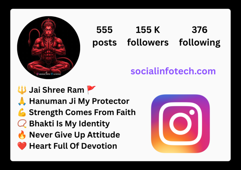Jai Hanuman Bio For Instagram