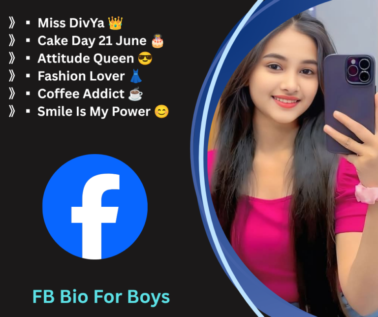 Facebook Bio For Girls