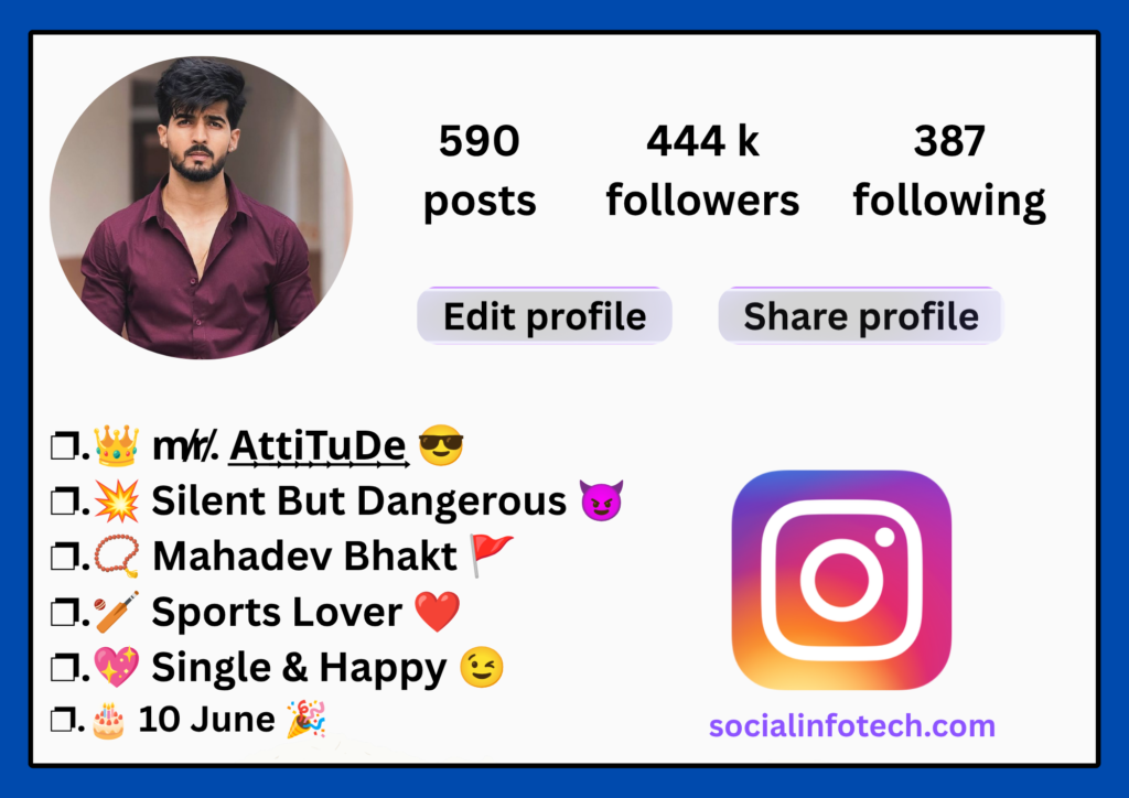 VIP Bio For Instagram