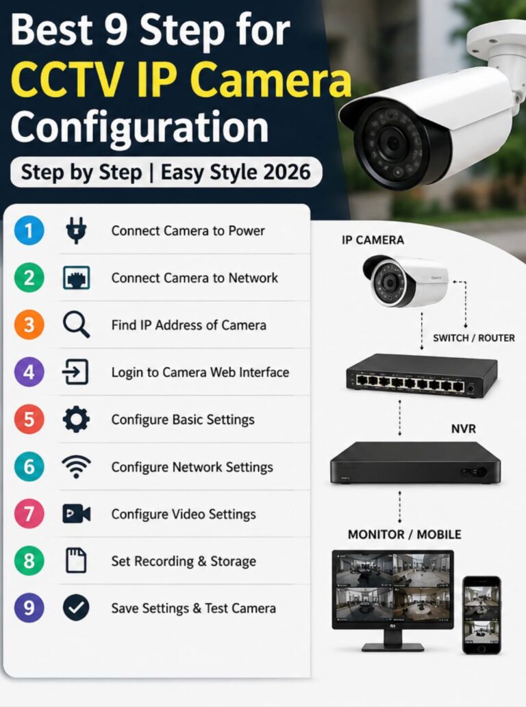 Best 9 Step for CCTV IP Camera Configuration Step by Step | easy style 2026