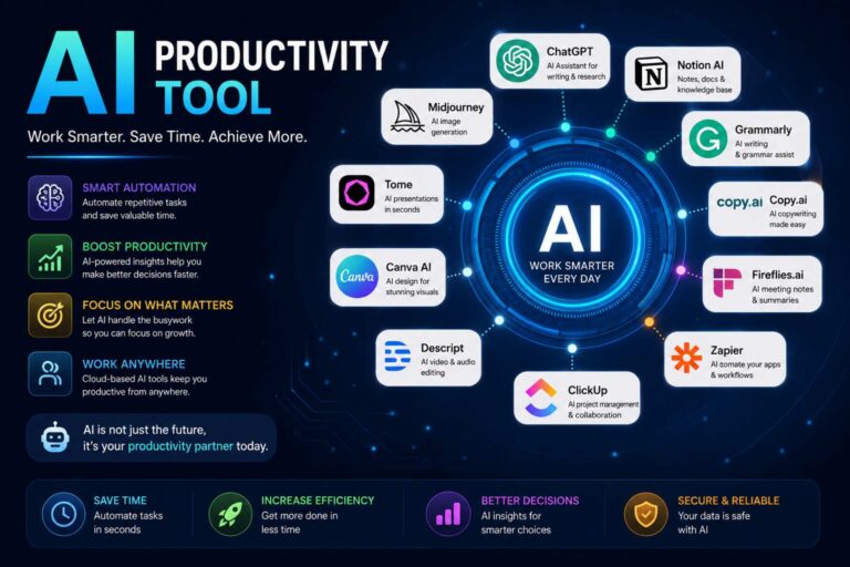 Top 30+ Best AI Productivity Tools in 2026