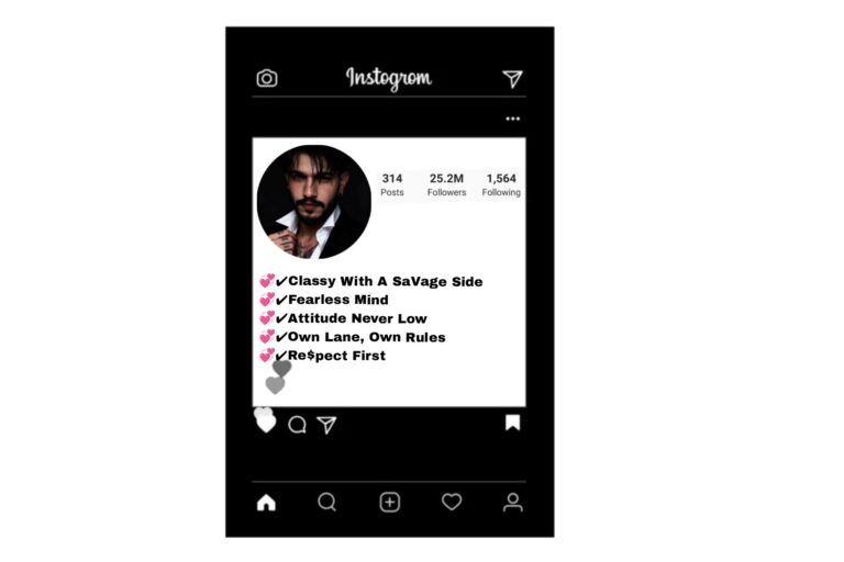 Attitude Ganster Instagram Bio For Boys & Girls 2026
