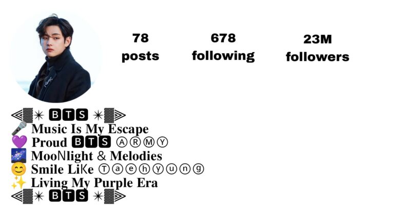 Letest 200+ BTS Bio For Instagram For Girls And Boys | Copy & Paste Bio