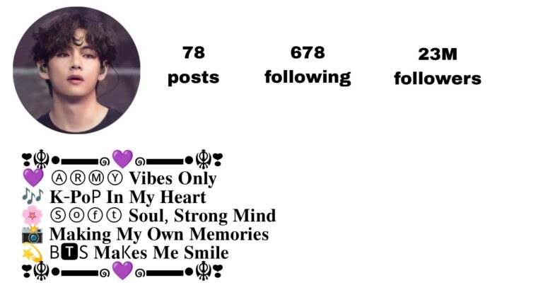 Letest 200+ BTS Bio For Instagram For Girls And Boys | Copy & Paste Bio
